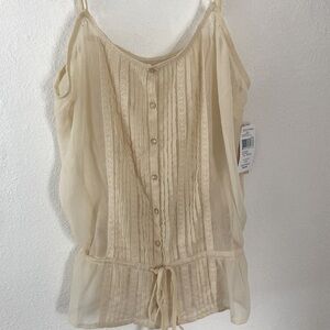 Ralph Lauren Cream Tank Top